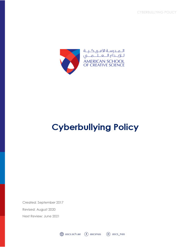 Cyberbullying Policy