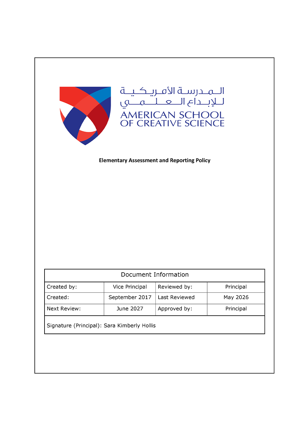 https://ascs.sch.ae/dubai-nad-al-sheba/source/uploads/Elementary Assessment and Reporting Policy